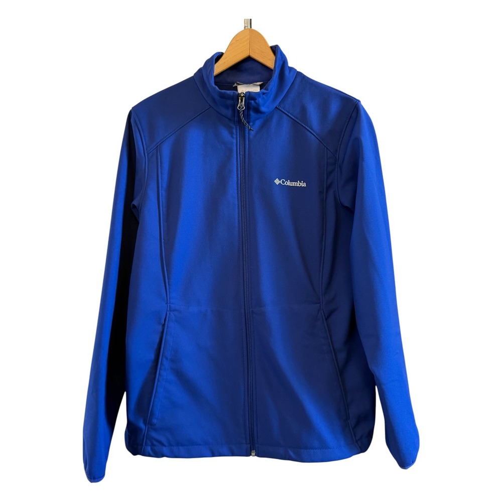 Columbia Women's Kruser Ridge Softshell Full Zip Fleece Lined Blue Jacket Size L